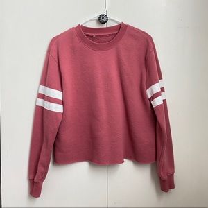 pink sweatshirt